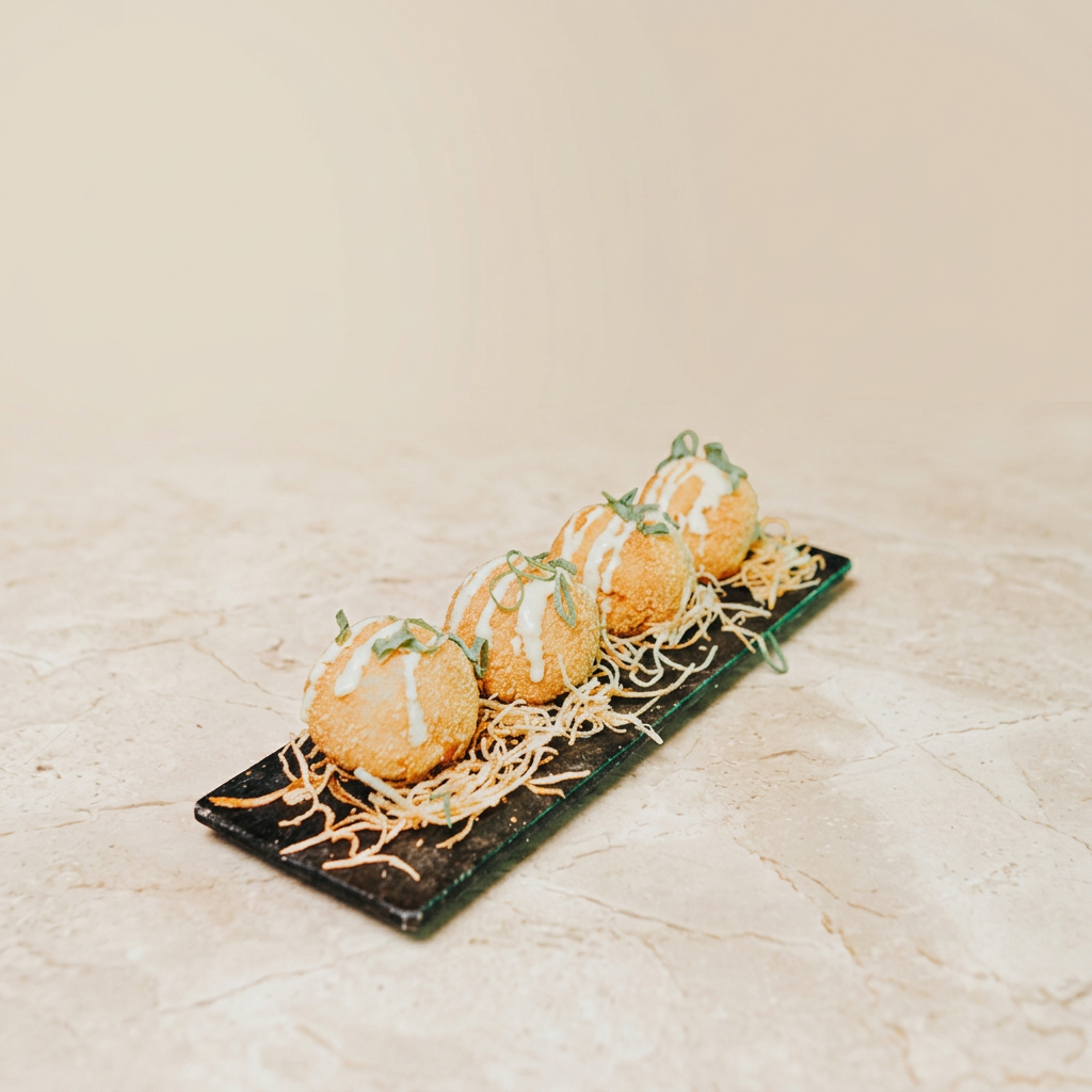 Bolinho de Salmão